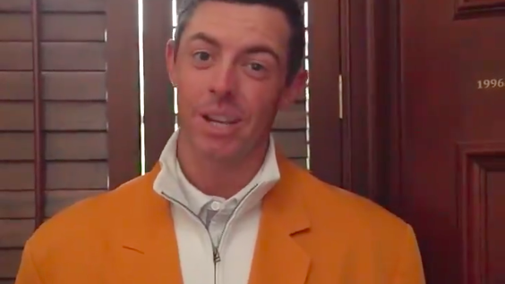 Rory McIlroy marks 25 years of Happy Gilmore with Tour Championship gold jacket